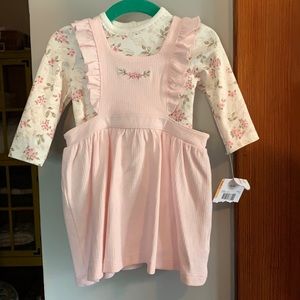 Little Me Pink Pastel Dress - 12mos